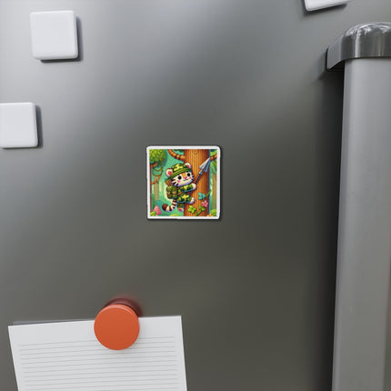 Stealthy Stripes Die-Cut Magnets (5 Sizes)