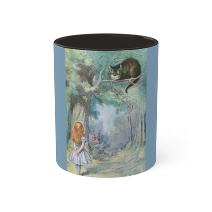 “I growl when I’m pleased, and wag my tail when I’m angry” by Sir John Tenniel Colorful Mugs, 11oz