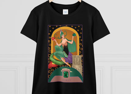 May & Emerald (from the Gem Series) by Sofia Chiostri Women's Midweight Cotton Tee