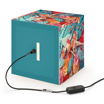 Hibiscus Fairy Light Cube Lamp
