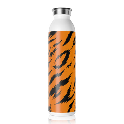 Classic Tiger Print Slim Water Bottle