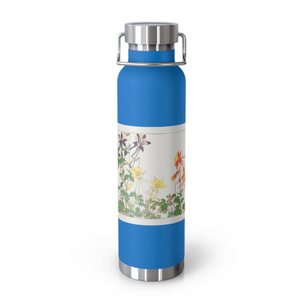 Aquilegia Flower by Tanigami Kônan Copper Vacuum Insulated Bottle, 22oz