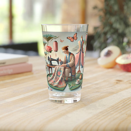The Tailor’s Garden Pint Glass, 16oz