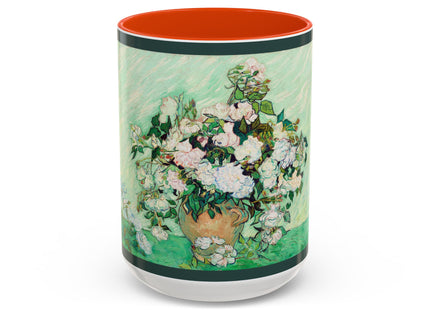 Roses by Vincent Van Gogh Colorful Mugs (11oz, 15oz)