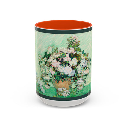 Roses by Vincent Van Gogh Colorful Mugs (11oz, 15oz)
