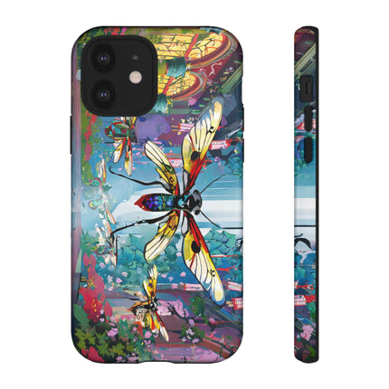 Neon Swarm Phone Cases