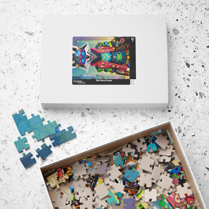 Cyber Hyena Puzzle (110, 252, 520, 1014-piece)