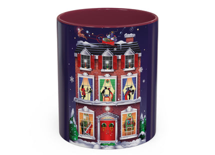 A Christmas Eve Celebration Colorful Mugs (11oz, 15oz)