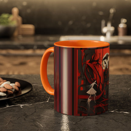 Halloween Night Scene Colorful Mugs (11oz, 15oz)