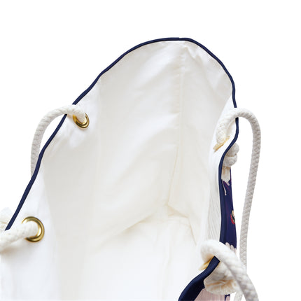 🌙🌺 The Moonlit Blossom Candlelight Weekender Bag – Art Deco Floral Fantasy