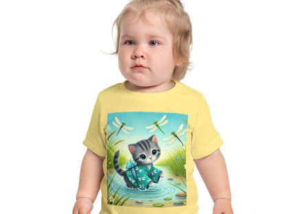 Kitten by the Still Waters Baby Short Sleeve T-Shirt