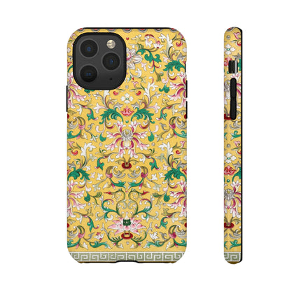 Yellow Botanical Pattern by Owen Jones Phone Cases