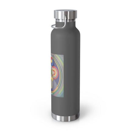 Rythme No. 1 by Robert Delaunay Copper Vacuum Insulated Bottle, 22oz