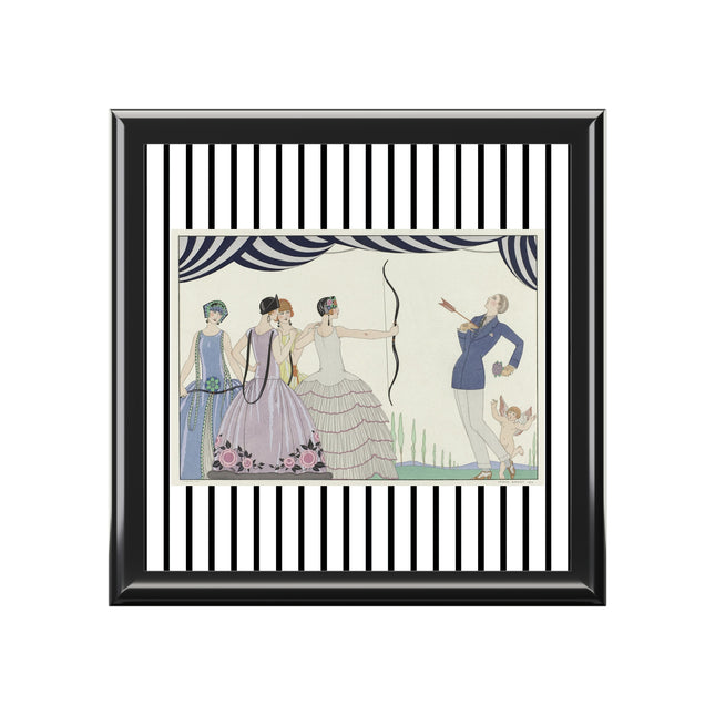 Visez au coeur, belles dames! by George Barbier Jewelry Box