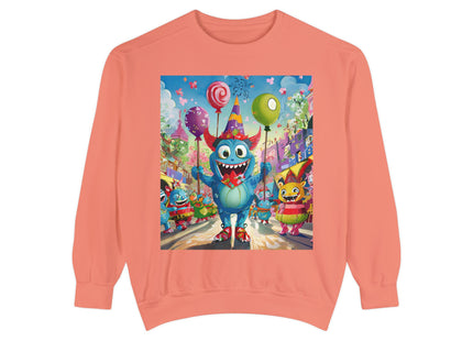 Monster Parade Madness Unisex Garment-Dyed Sweatshirt