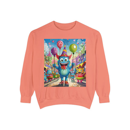 Monster Parade Madness Unisex Garment-Dyed Sweatshirt