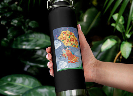 Flight of Blossoms Copper Vacuum Insulated Bottle, 22oz
