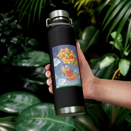 Flight of Blossoms Copper Vacuum Insulated Bottle, 22oz