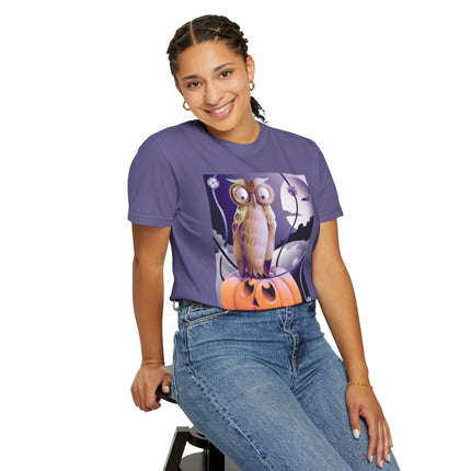 The Startled Pumpkin Unisex Garment-Dyed T-shirt