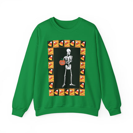 Candy Corn Skeleton Unisex Heavy Blend™ Crewneck Sweatshirt