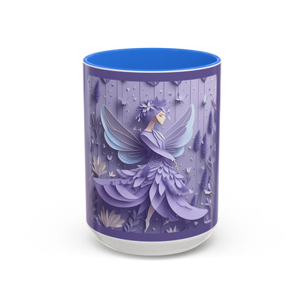 Lavender Fairy Colorful Mugs (11oz, 15oz)