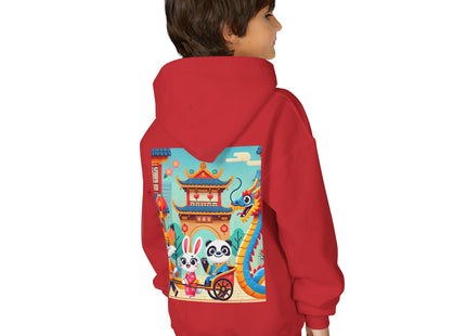 Lantern Street Dragon Parade Youth Heavy Blend Hooded Sweatshirt