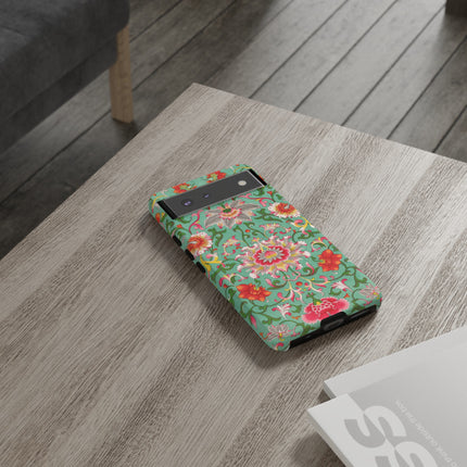 Colorful Floral Pattern by Owen Jones Phone Cases
