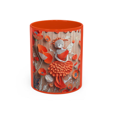 Poppy Fairy Colorful Mugs (11oz, 15oz)