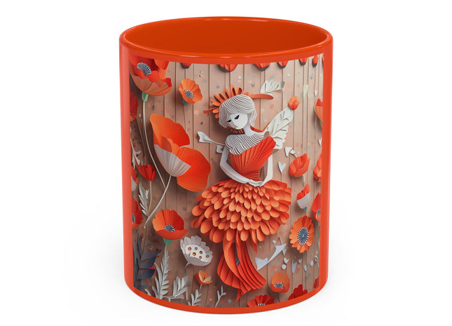 Poppy Fairy Colorful Mugs (11oz, 15oz)