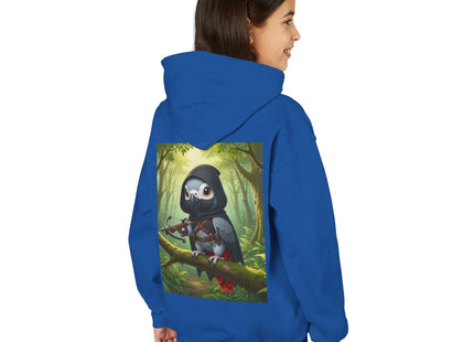 The African Grey Sentinel Youth Heavy Blend Hooded Sweatshirt