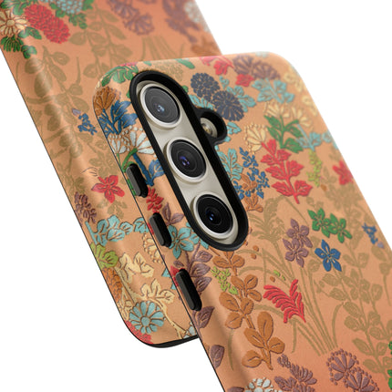 Ornamental Japanese Flower Pattern Phone Cases