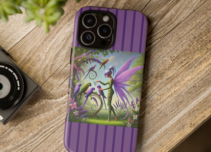 Lavender-Winged Fairy Phone Cases