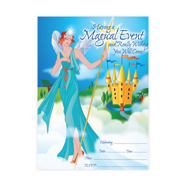 Embark on a Magical Journey with this Birthday Party Invitation! Bundles of 10, 30, 50 Pieces (envelopes included)