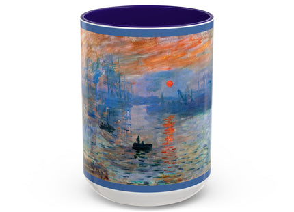 Sunrise by Claude Monet Colorful Mugs (11oz, 15oz)