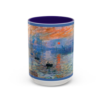 Sunrise by Claude Monet Colorful Mugs (11oz, 15oz)