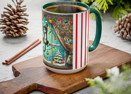 Mischief in Tinselland Colorful Mugs (11oz, 15oz)