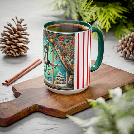 Mischief in Tinselland Colorful Mugs (11oz, 15oz)