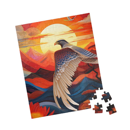 Falcon's Sunset Masterpiece Puzzle (110, 252, 520, 1014-piece)