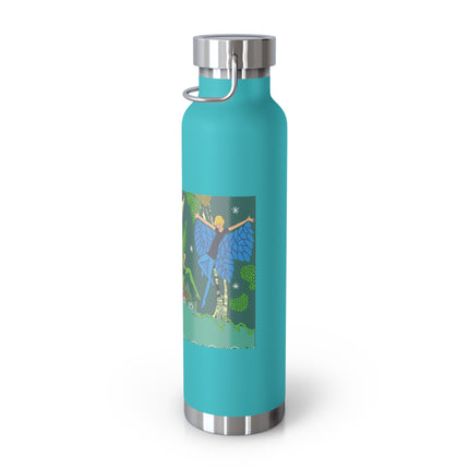 Enchanting Fairies of A Midsummer Night's Dream Copper Vacuum Insulated Bottle, 22oz