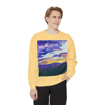 Naturstudie XII by Karl Wiener Garment-Dyed Sweatshirt