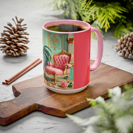 The Salon Rooster Colorful Mugs (11oz, 15oz)