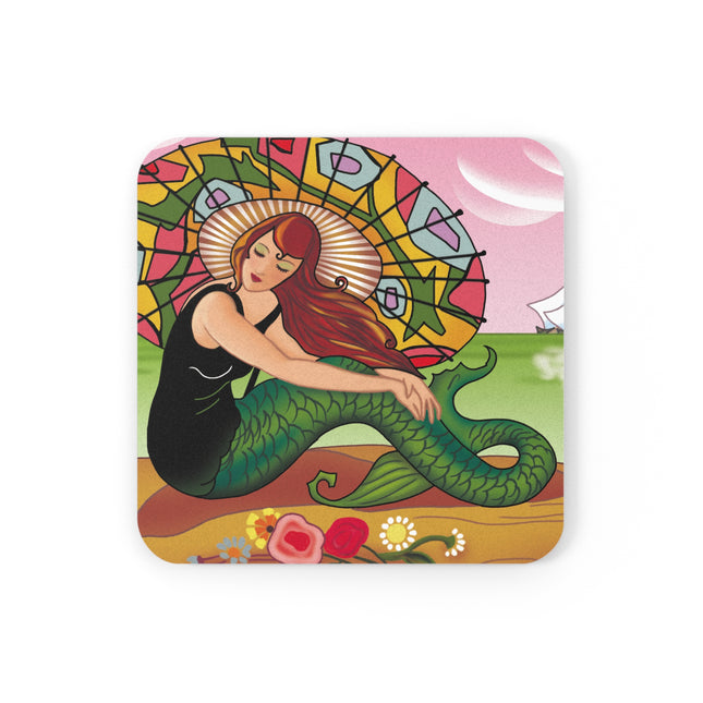 Siren Serenade Cork Back Coaster