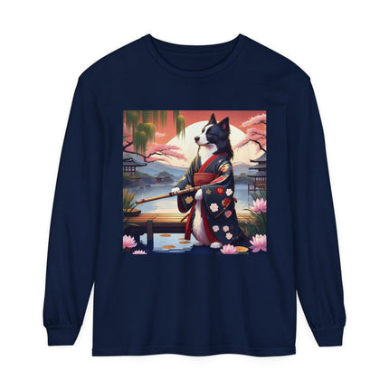 Border Collie Warrior Long Sleeve T-Shirt