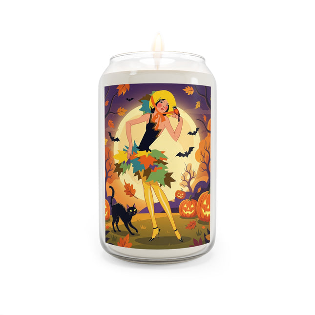 🌕🍂 Autumn Song Beneath The Harvest Moon Scented Soy Candle – Whimsical Halloween Charm