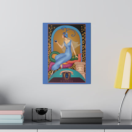 September & Sapphire – Sofia Chiostri’s Celestial Art Deco Canvas