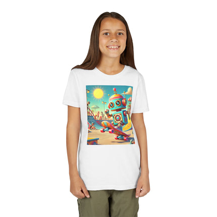 Skate Park Robot Youth Short Sleeve Tee