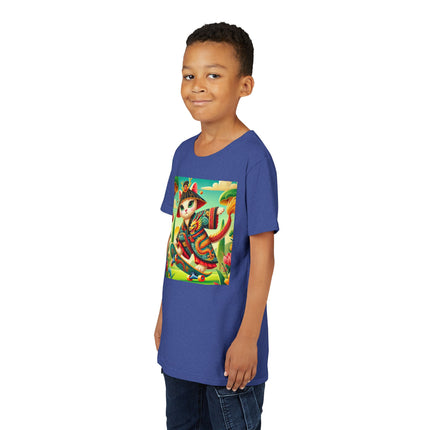 Dragon Dance on Wheels Youth Short Sleeve Tee