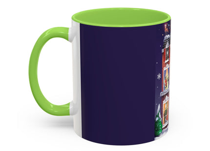 A Christmas Eve Celebration Colorful Mugs (11oz, 15oz)