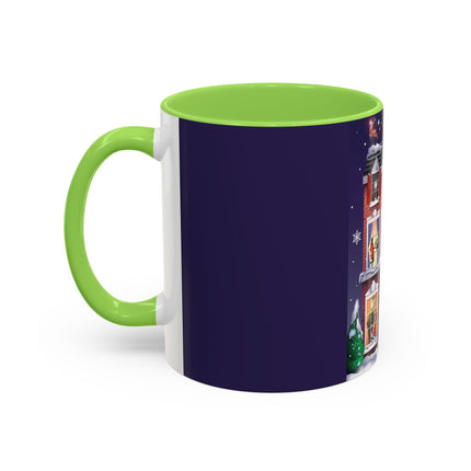 A Christmas Eve Celebration Colorful Mugs (11oz, 15oz)