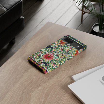 Colorful Floral Pattern by Owen Jones Phone Cases